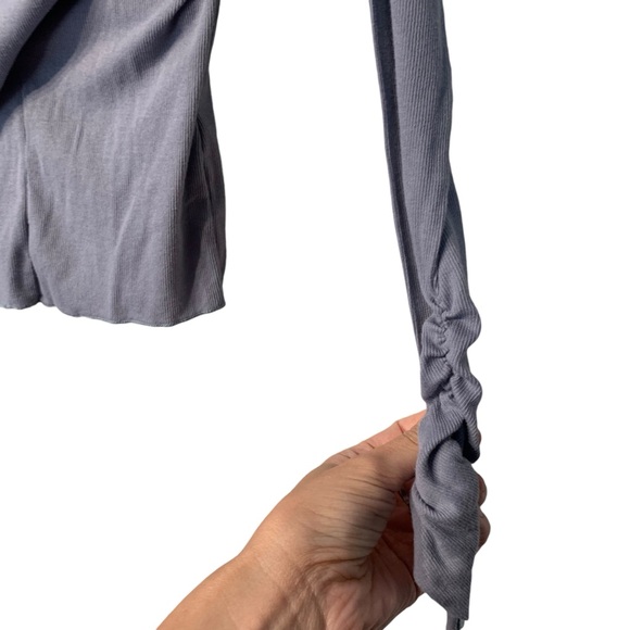 FREE PEOPLE | Intimately Crossover Long-Sleeve Fitted Top - Sz Small - Picture 3 of 9